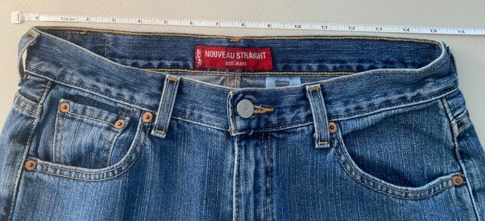 Levi's 505 Nouveau Women's Jeans Size 10M Low Rise Straight Leg Y2K